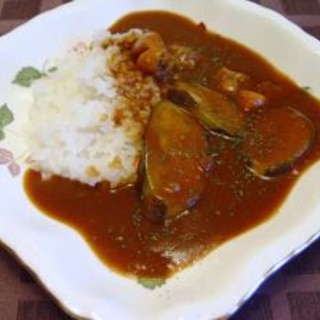 鶏肉と茄子の和風カレー（圧力鍋）